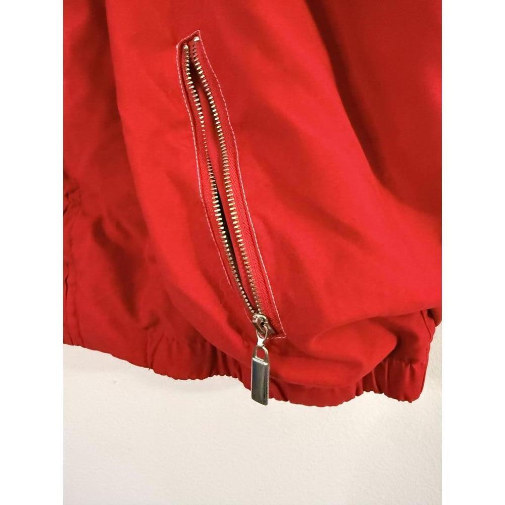 Vintage Teddi Red Windbreaker Jacket Women’s M 80/90s Embroidered Quilted Zip Up - Picture 4 of 8